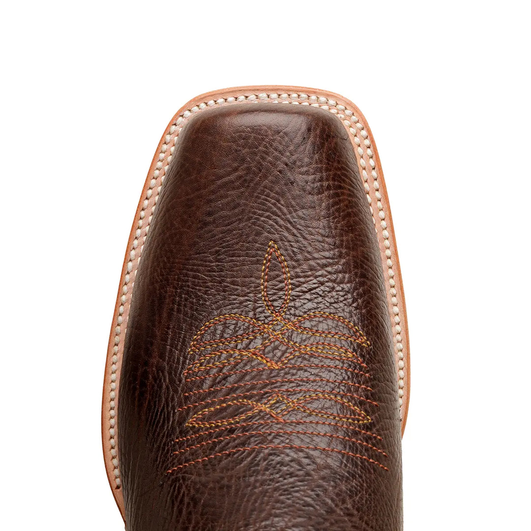 Willacy Stockman Bota de punta cuadrada - Marrón