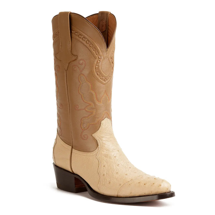 Bota clásica de avestruz Hidalgo de 4 piezas - Oryx