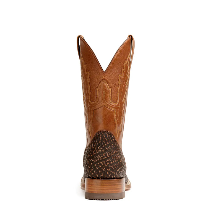 Taylor Shark Stockman Bota punta cuadrada - Nubuck Safari Marrón