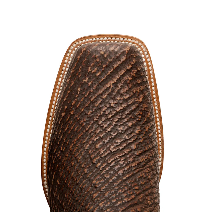 Taylor Shark Stockman Bota punta cuadrada - Nubuck Safari Marrón