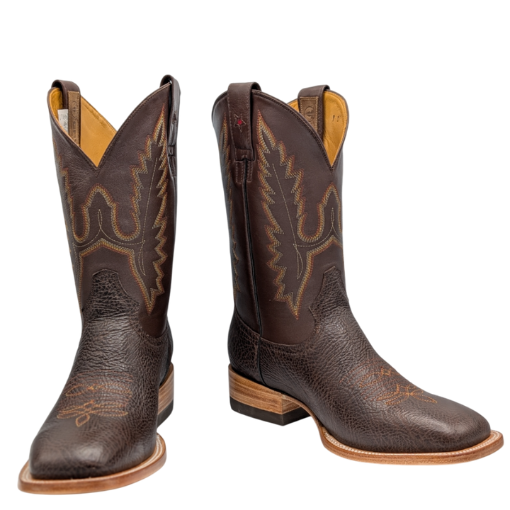 Mateo Bullhide Rodeo Boots - Brown