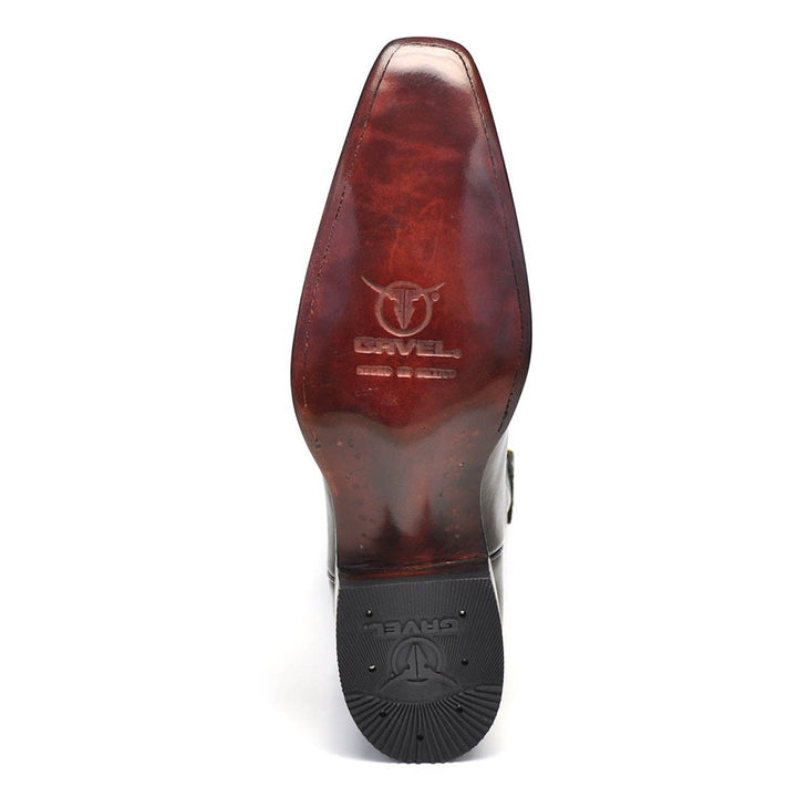 Abasolo Cabra Spanish Toe Bota - Negro