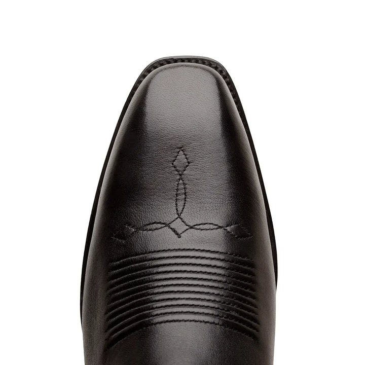 Bota de punta francesa de cabra Santana - Negra