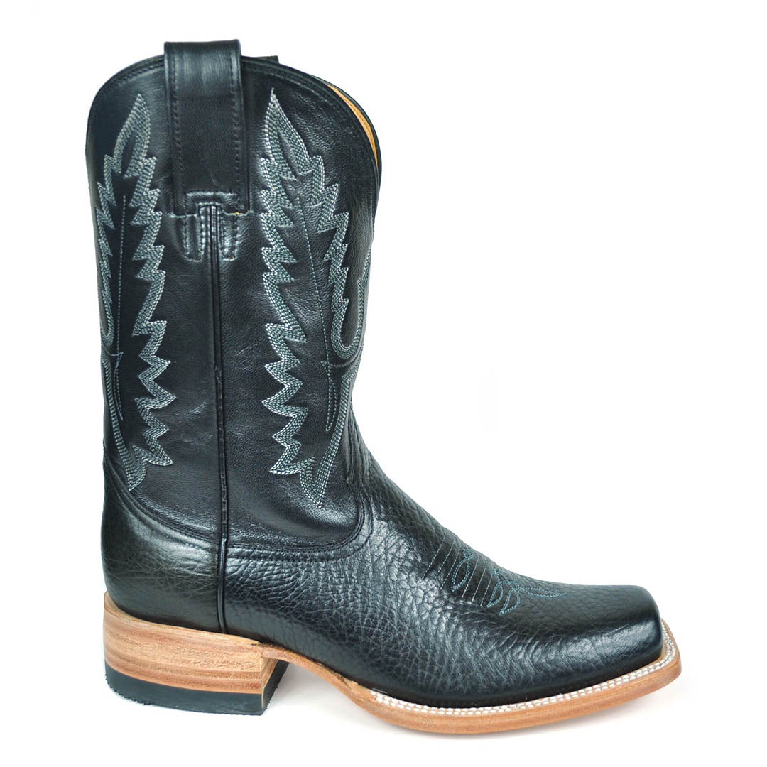Willacy Stockman Bota de punta cuadrada - Negra