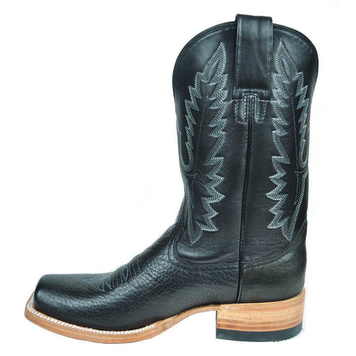 Willacy Stockman Bota de punta cuadrada - Negra