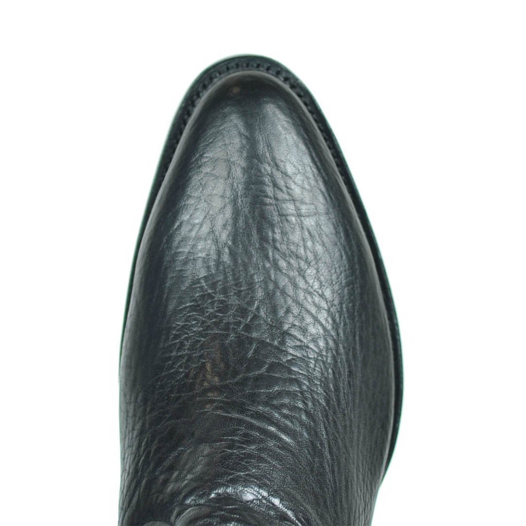 Bota western clásica de cuero de toro Marcos - Negra
