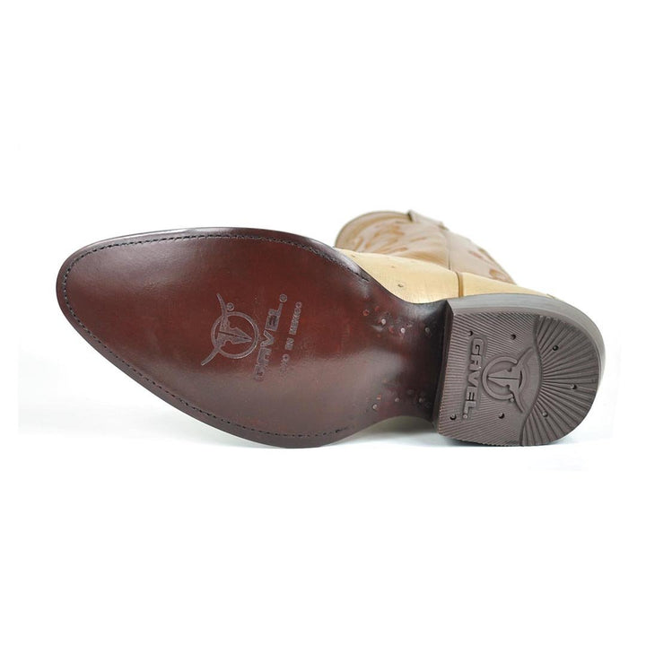 Bota clásica de avestruz Travis - Oryx