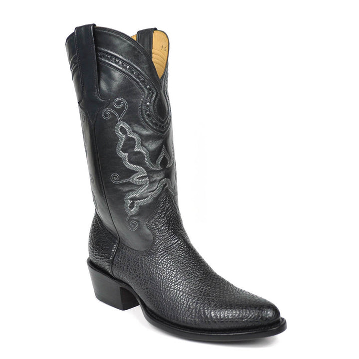 Bota Carson Shark Classic Western - Negra
