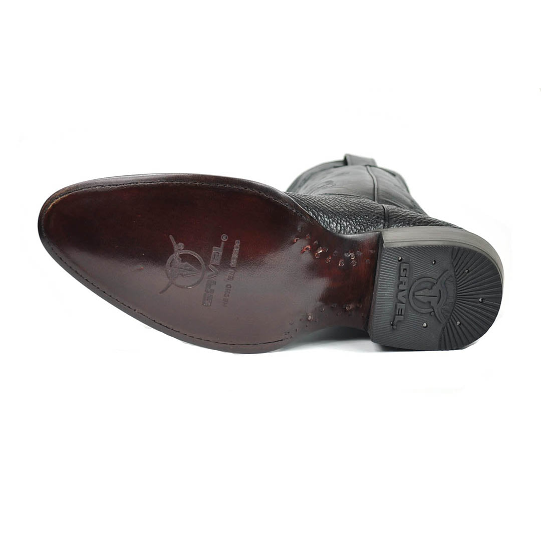 Bota Carson Shark Classic Western - Negra