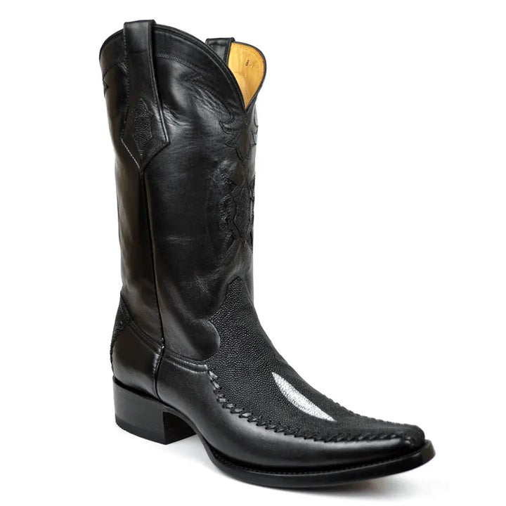 Alex Sting Ray Spanish Toe Bota - Negro