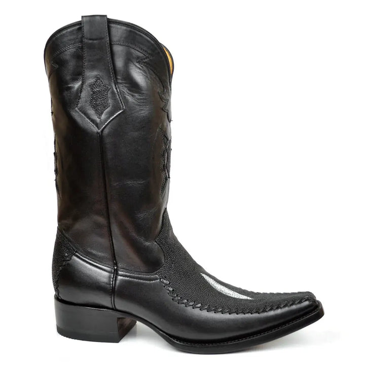 Alex Sting Ray Spanish Toe Bota - Negro