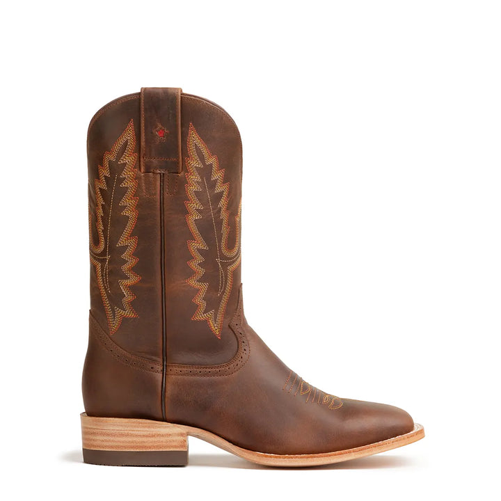 Bota de piel envejecida Rio Rodeo Square Toe - Encino Bronze