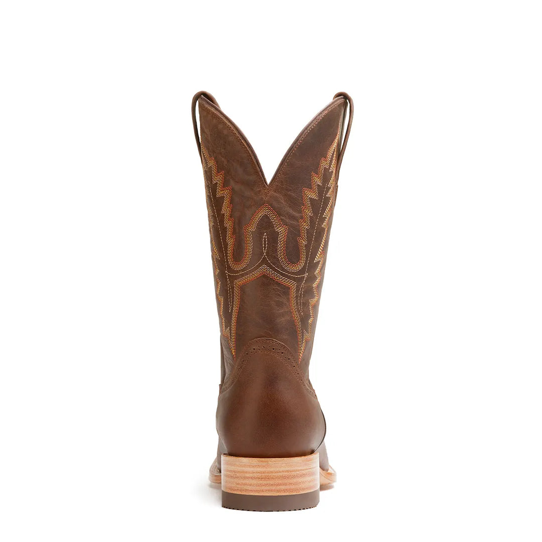 Bota de piel envejecida Rio Rodeo Square Toe - Encino Bronze
