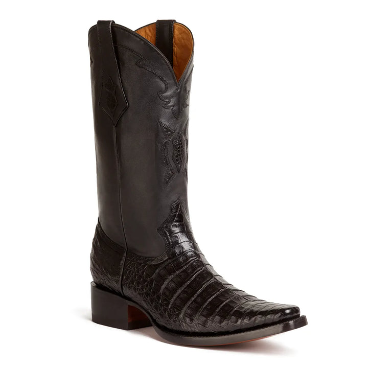 Vicente Caimán Vientre Spanish Toe Bota - Negro