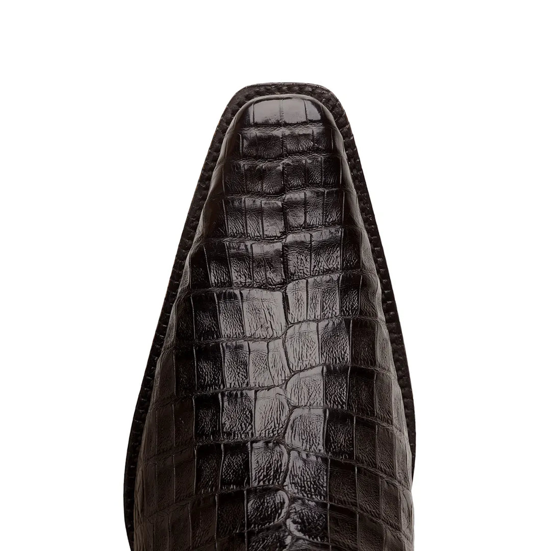 Vicente Caimán Vientre Spanish Toe Bota - Negro