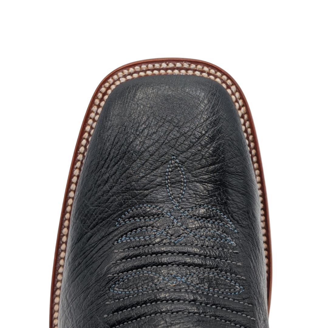 Diego Smooth Ostrich Rodeo Boots - Black