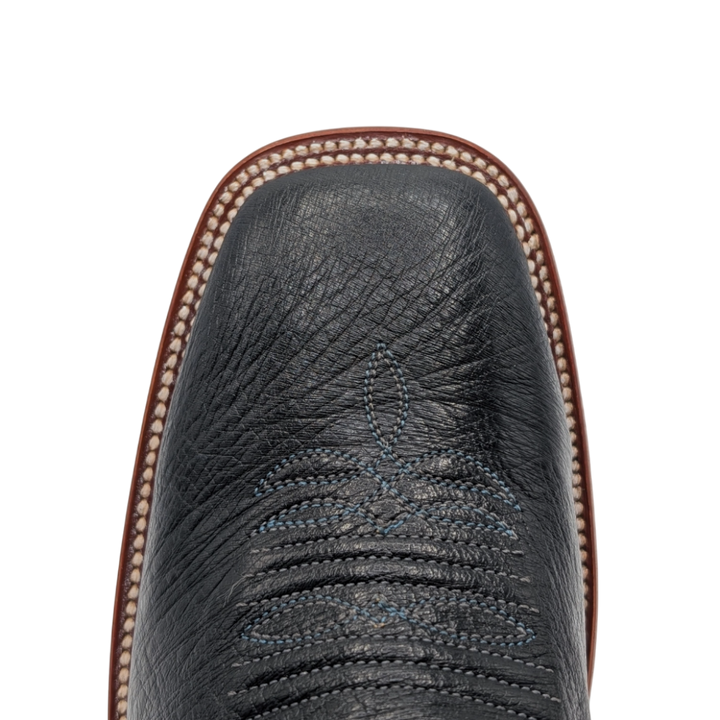 Diego Smooth Ostrich Rodeo Boots - Black