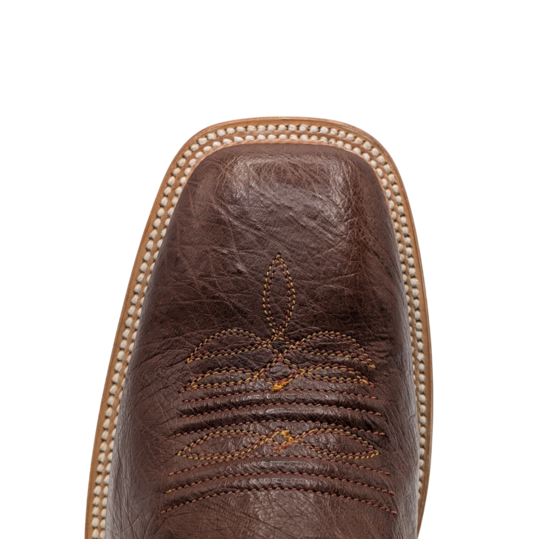 Diego Smooth Ostrich Rodeo Boots - Tobacco