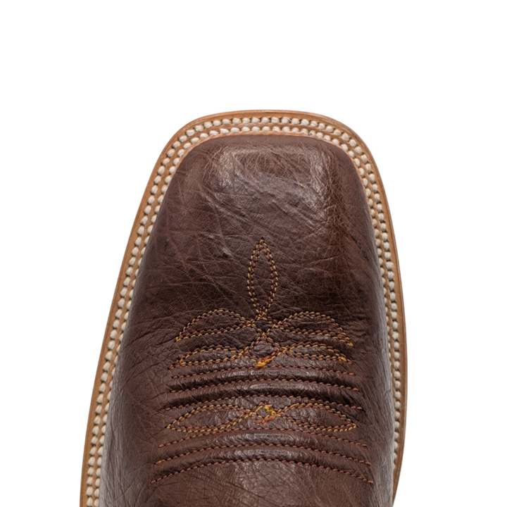 Diego Smooth Ostrich Rodeo Boots - Tobacco