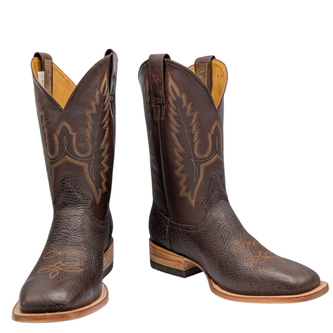 Mateo Bullhide Rodeo Boots - Brown