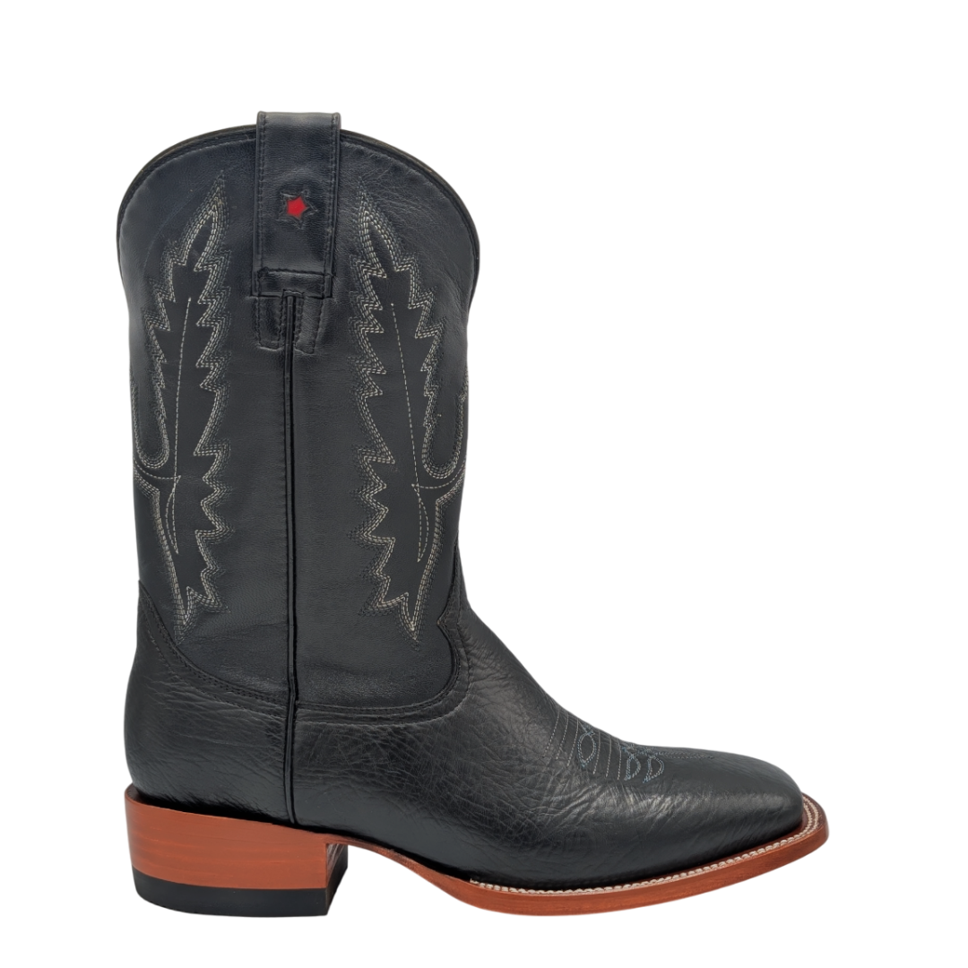 Mateo Bullhide Rodeo Boots - Black