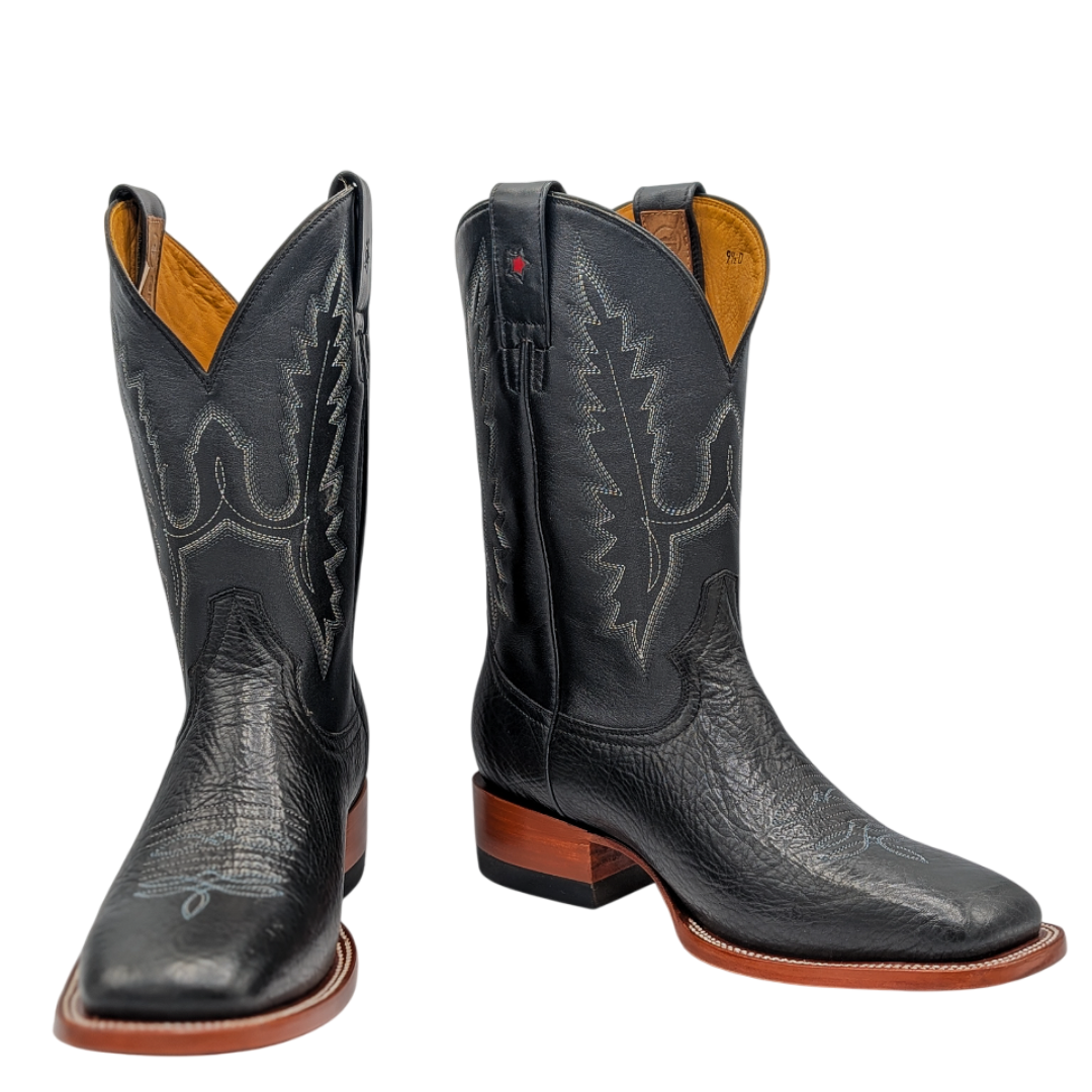 Mateo Bullhide Rodeo Boots - Black