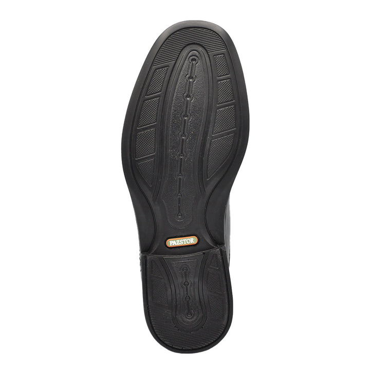 Miguel Lambskin Black Leather Shoes
