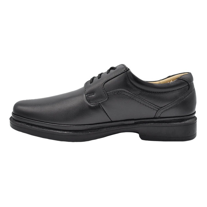 Miguel Lambskin Black Leather Shoes