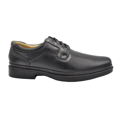 Miguel Lambskin Black Leather Shoes
