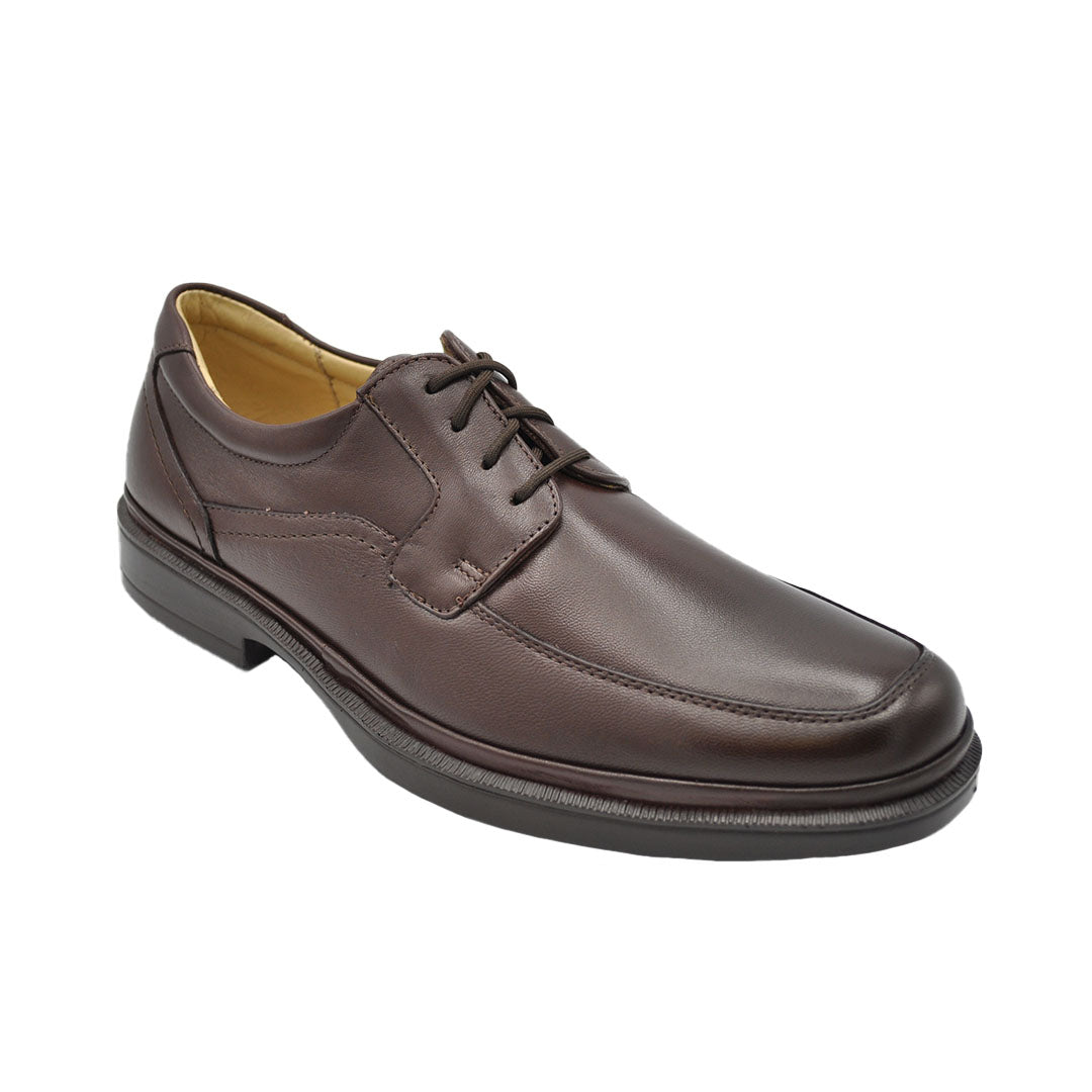 Lucas Lambskin Brown Leather Shoes