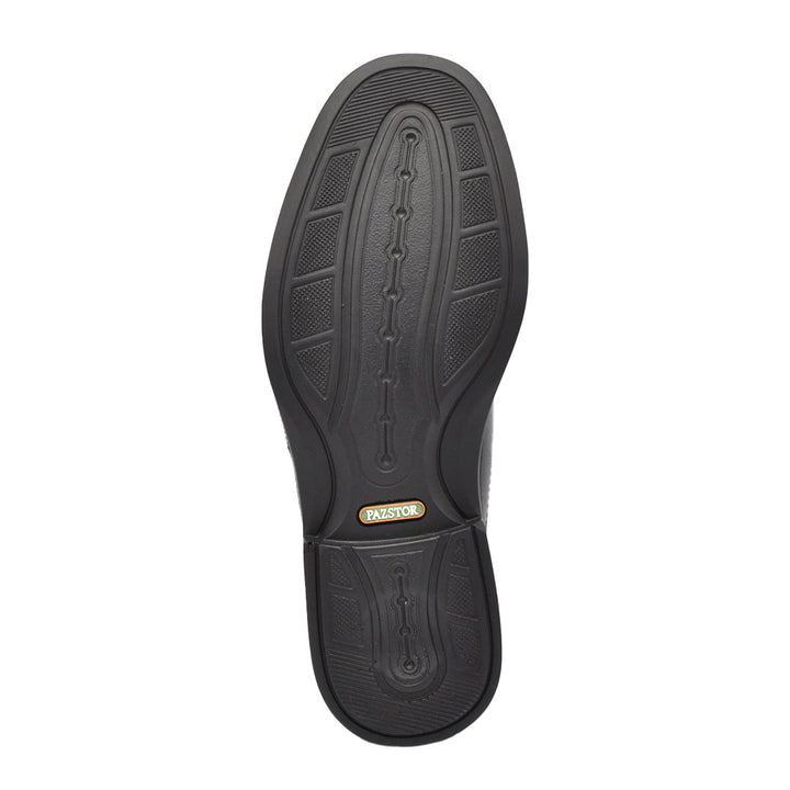Lucas Lambskin Black Leather Shoes