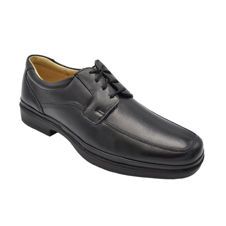 Lucas Lambskin Black Leather Shoes