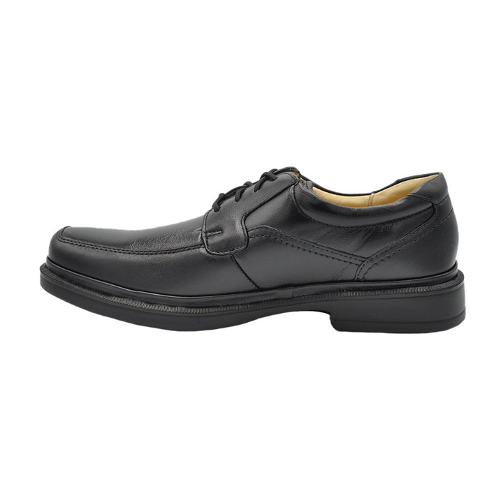 Lucas Lambskin Black Leather Shoes