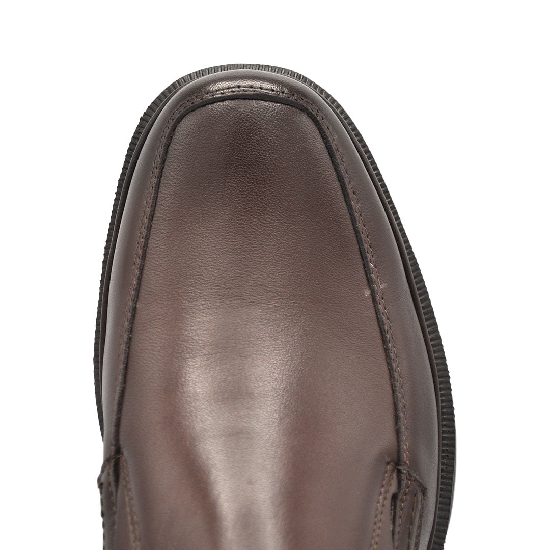 Mateo Lambskin Brown Leather Shoes