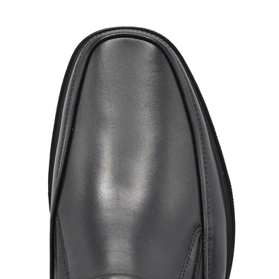 Adrian Lambskin Black Leather Shoes