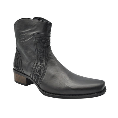 Thomas Men's Black Leather Boots