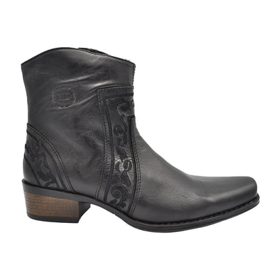 Thomas Men's Black Leather Boots