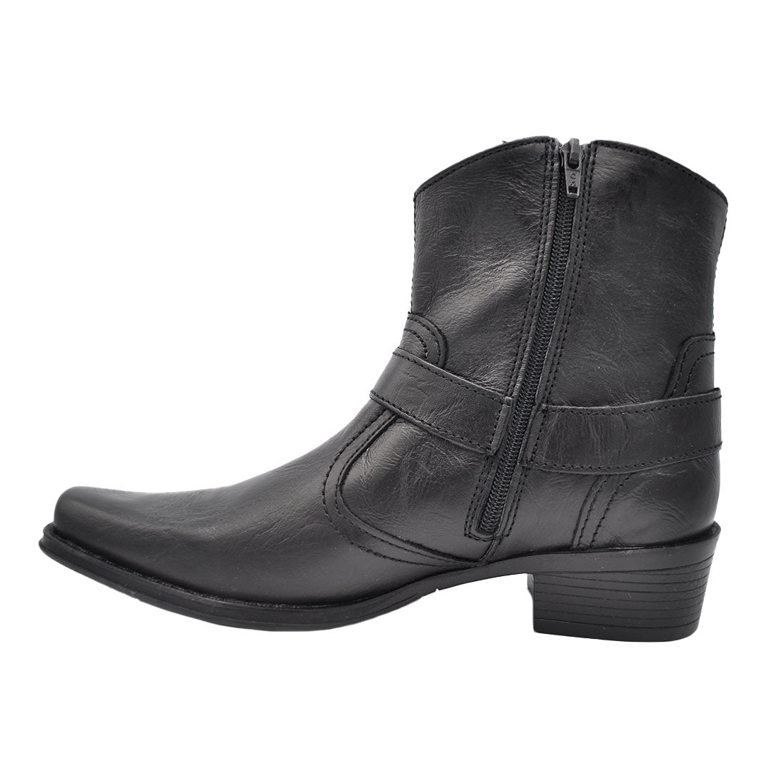 Ricky Men's Black Leather Boots