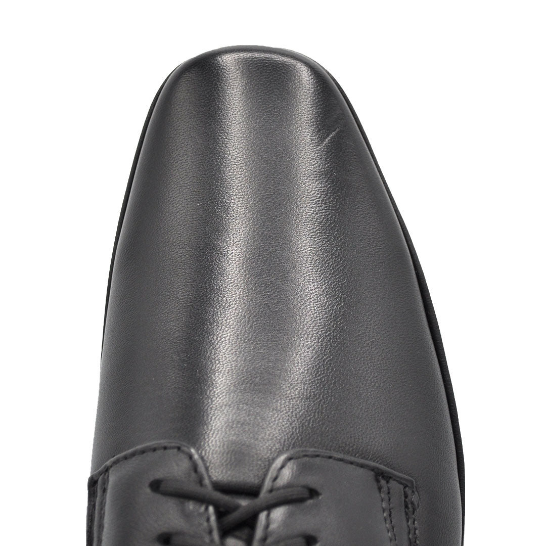 Angel Lambskin Black Leather Shoes