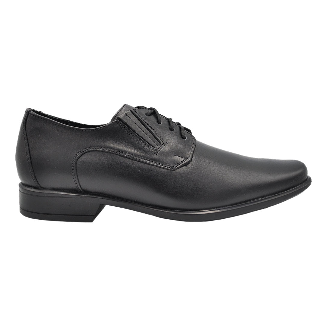 Oscar Lambskin Black Leather Shoes