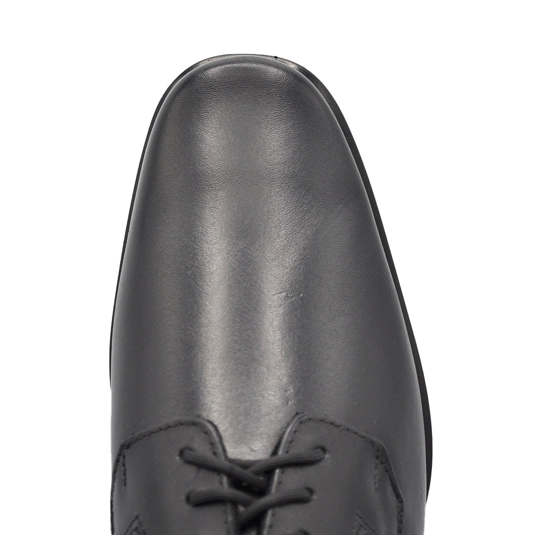 Oscar Lambskin Black Leather Shoes