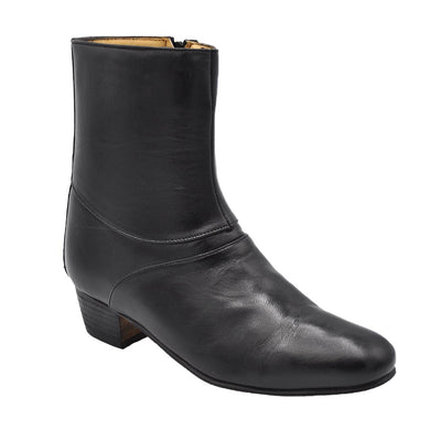Isaac Men's Goat Black Dress Leather Boots