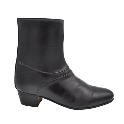 Isaac Men's Goat Black Dress Leather Boots
