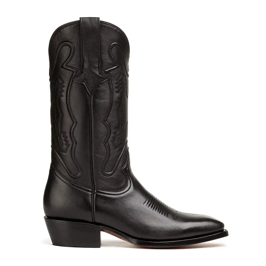 Santana Goat French Toe Boot - Black