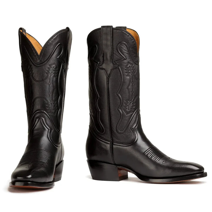 Santana Goat French Toe Boot - Black