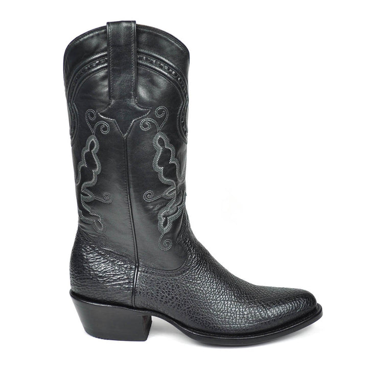 Carson Shark Classic Western Boot - Black