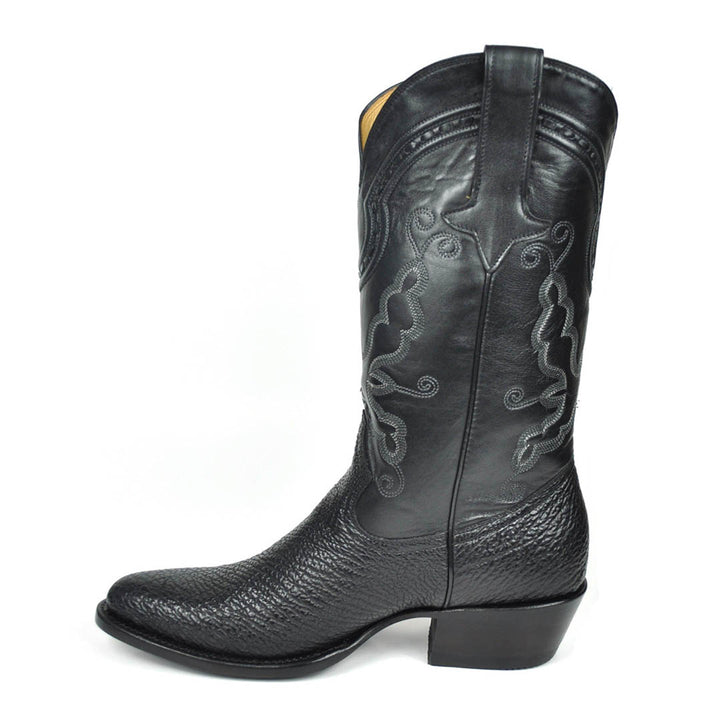Carson Shark Classic Western Boot - Black