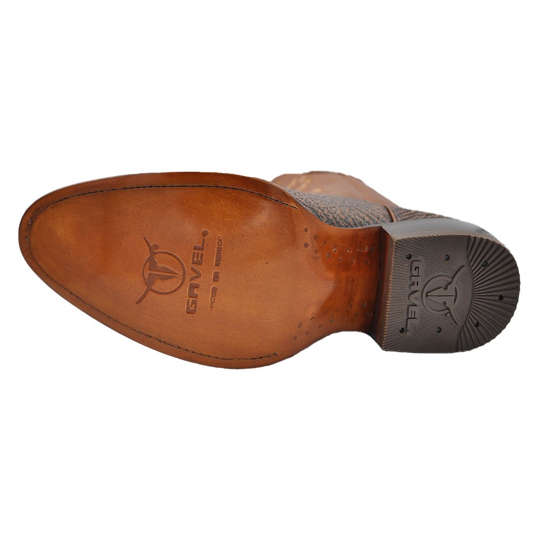 Carson Shark Classic Western Boot - Safari