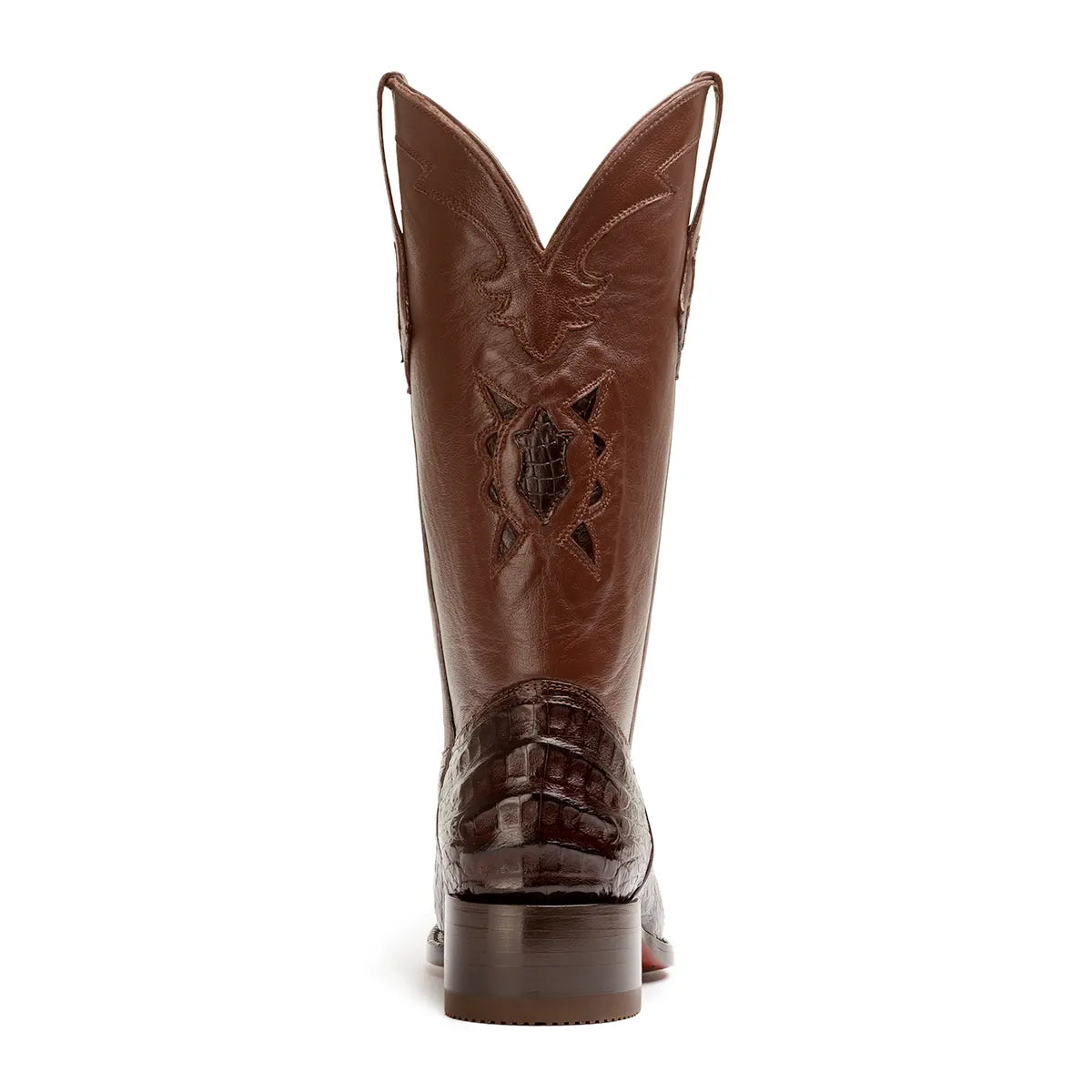 Vicente Caiman Belly Spanish Toe Boot - Brown