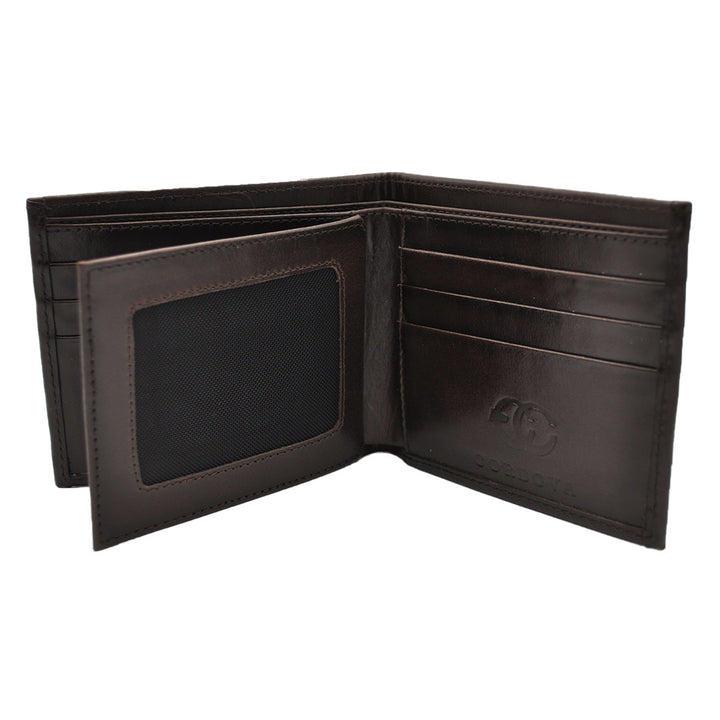 E.C. Men's Lizard Brown Bifold Wallet